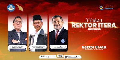 Itera Resmi Tetapkan Tiga Nama Calon Rektor Periode 2026-2030, Ini Daftarnya!