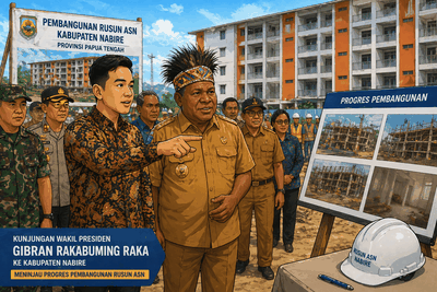 Tinjau Rusun ASN di Nabire, Gibran: Jangan Ada Cacat Desain