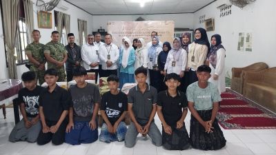 Momen HUT IKAHI, Hakim Aceh Santuni Anak Panti dan Santri