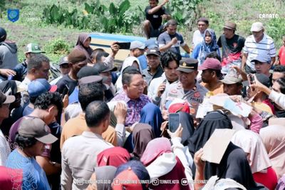 Aksi Blokade Jalan ke TPA Takome Berakhir, Sekda Ternate Turun Langsung Temui Warga dan Cari Solusi Bersama