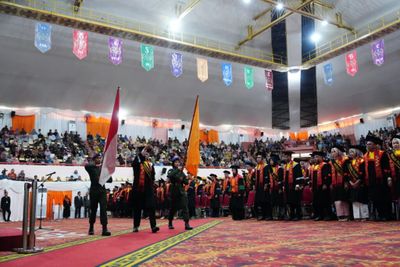 Wisuda Unila Periode V: 674 Lulusan, Termasuk Mahasiswa dari Thailand, Mesir, dan Palestina