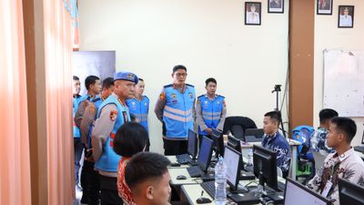Pastikan Seleksi Bersih, Kapolda Kaltara Tinjau Langsung Tes Psikologi Calon Taruna AKPOL