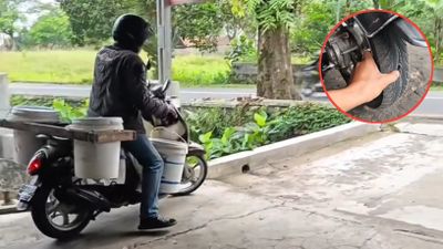 Mau Jadikan STNK Jaminan Servis Sepeda Motor, Penjual Tahu ini Kaget Saat Biaya Digratiskan Pihak Bengkel