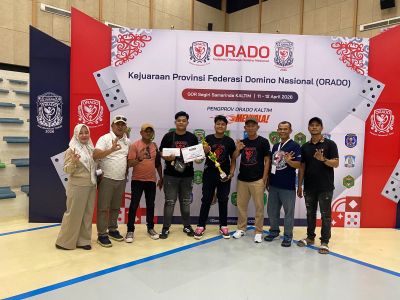 Tampil Perkasa di Samarinda, Reifan dan Asyraf Bawa Pulang Trofi Juara Domino ke Bontang