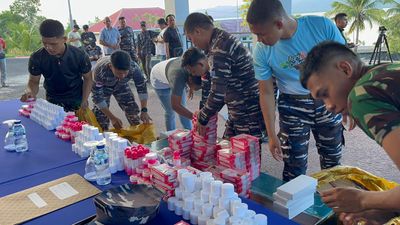 TNI AL dan Intelijen Gabungan Gagalkan Penyelundupan Ribuan Kosmetik Ilegal di Perairan Sebatik