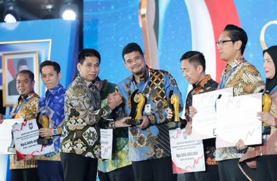 Sumut Sabet Penghargaan Creative Financing, Bobby Nasution Tekankan Inovasi Keuangan