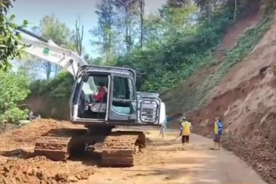 Jalur Selatan Garut Dibuka Kembali, Lalu Lintas Berangsur Normal