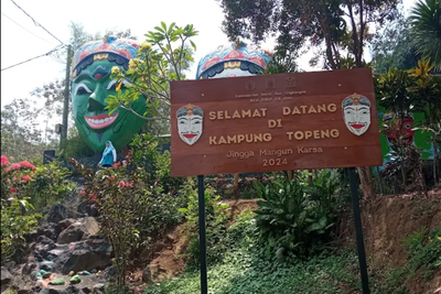 Kampung Topeng Malang Terlupakan. Dulu Ikon Wisata, Kini Terbengkalai