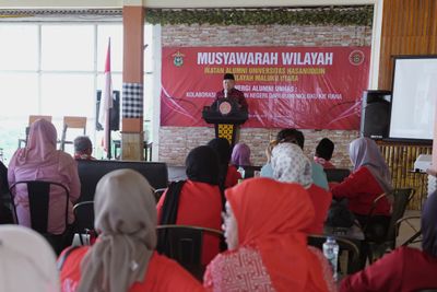 Wagub Buka Muswil IKA Unhas, Dorong Peran Intelektual Bangun Malut