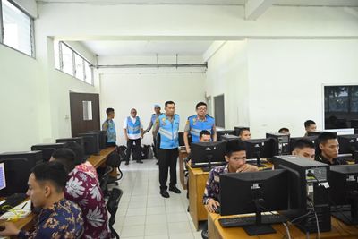 Wakapolda Jambi Brigjen Pol. B. Ali Tinjau Langsung Tahapan Tes Psikologi Seleksi Bintara Polri 2026