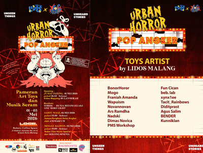 Pop Angker, Ketika Art Toys dan Horor Urban Bertemu di Malang