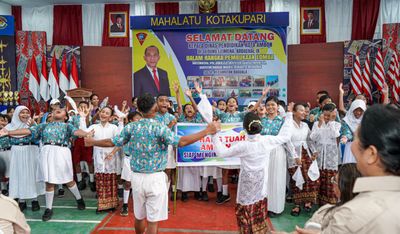 Kodaeral dan Yayasan Hang Tuah Fasilitasi Lomba Sesama SD di Baguala Ambon
