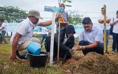1.567 Pohon Ditanam di Banda Aceh, Simbol Kesiapsiagaan Bencana 2026