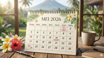 1 2 3 Mei Libur 2026? Cek Jadwal Long Weekend dan Ide Liburannya!