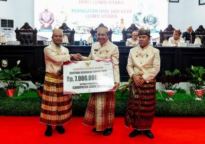 Kado HUT ke-27 Luwu Utara, Gubernur Sulsel Wujudkan Sederet Program Pembangunan