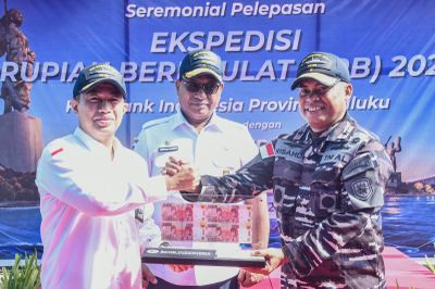Ekspedisi Rupiah Berdaulat 2026 di Maluku, Bank Indonesi dan TNl AL Edarkan Uang di Wilayah 3T