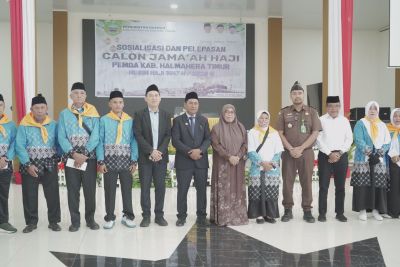 Perkuat Pelayanan Haji, Pemkab Haltim Bekali 9 Jemaah Lewat Sosialisasi Kebijakan