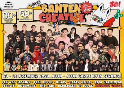 Banten Creative Fest (BCF) Event Tahun di Kota Serang Yang Ditunggu Tunggu Kaula Muda