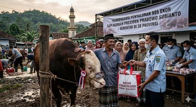 Dari Kandang ke Istana: Di Balik Rekor 985 Sapi Kurban Presiden Prabowo!