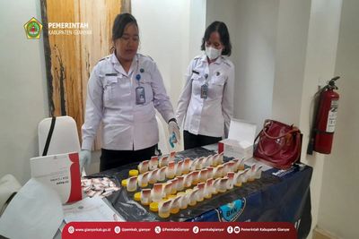 Dorong Budaya K3, Disnaker Gianyar Gelar Sosialisasi dan Tes Urine bagi Pekerja