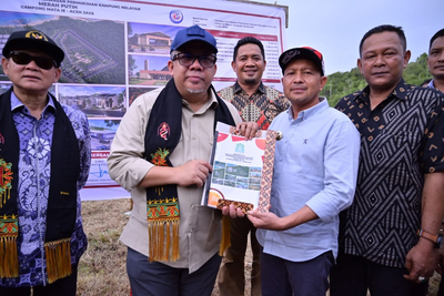 Fahri Hamzah Tinjau Kampung Nelayan Merah Putih di Aceh Jaya