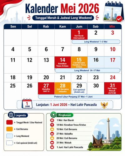 Trik Cuti Tambahan untuk Menikmati Long Weekend Penuh