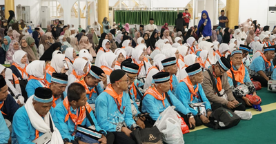 217 Jamaah Haji Bengkalis Resmi Diberangkatkan ke Embarkasi Batam Menuju Tanah Suci