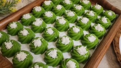 Resep Kue Kaswi Pandan yang Kenyal dan Enak, Anti Gagal!