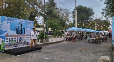 Parkir Bus Senopati Kini Jadi Plataran Senopati : Pusat Kuliner Baru di Jantung Jogja Hasil Iuran Mandiri Warga
