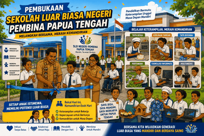 Dorong Kemandirian Anak Berkebutuhan Khusus, Pemprov Papua Tengah Fokuskan Pendidikan Vokasi di SLB