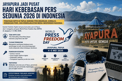 Jayapura Jadi Pusat Peringatan Hari Kebebasan Pers Sedunia 2026 Di Indonesia