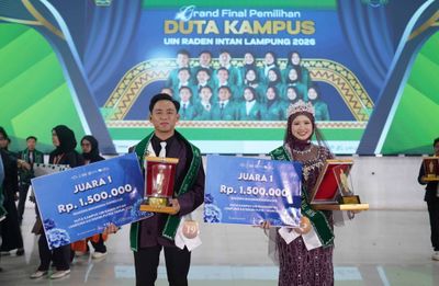 Malam Grand Final Duta Kampus Raden Intan 2026: Alfath & Aisyah Jadi Pemenang