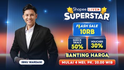 Shopee Live Superstar 5.5 Mega Elektronik Sale Hadirkan Ibnu Wardani dan Promo Besar untuk Pecinta Gadget