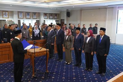 6 Pejabat di Lingkungan Pemprov Lampung Dilantik, Ini Daftar Namanya