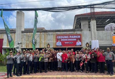 Kurangi Parkir Liar, Pemkab Tabanan Resmikan Gedung Parkir Tiga Lantai di Jalan Diponegoro
