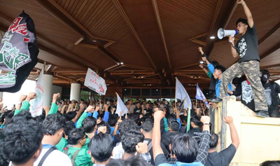 Demo Tolak JKA di Banda Aceh Memanas, 6 Orang Diamankan Polisi