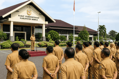 Disiplin ASN Ditekankan, Bupati Mimika Minta Percepatan Kinerja dan Evaluasi Menyeluruh