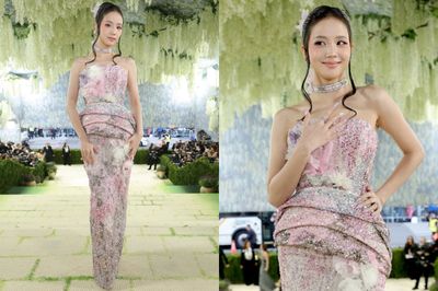 Debut! Jisoo BLACKPINK Tampil Memukau dengan Gaun Peplum Berpayet di Met Gala 2026