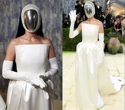 Katy Perry Tampil Nyentrik di Met Gala 2026 dengan Topeng Ala Anggar