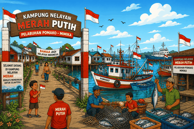 Dorong Kampung Nelayan Merah Putih, DPR Papua Tengah: Pusat Ekonomi Baru