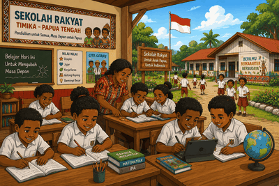 Sekolah Rakyat Mimika Kekurangan Tenaga Pendidik dan Wali Asuh