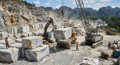 Emas Putih Indonesia: Memetakan Sentra Marmer Terbaik dari Tulungagung hingga Pangkep