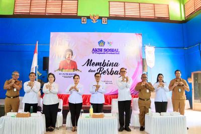 Tim Pembina Posyandu Bali Perkuat Layanan Masyarakat Lewat Aksi Sosial di Denpasar