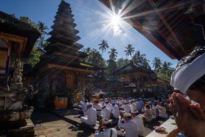 Pemkab Bangli Gelar Doa Bersama di Pura Kehen Sambut HUT Kota Bangli ke-822