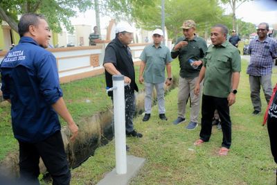 Bupati Ikram Tinjau Uji Kelayakan WTP, Warga Kota Weda Segera Nikmati Air Bersih