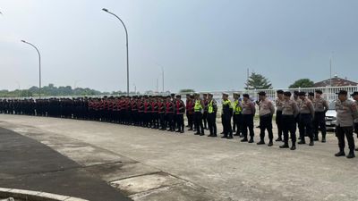 240 Personel di Turunkan Jelang Laga Persita Tangerang Vs Persijap Jepara di BIS