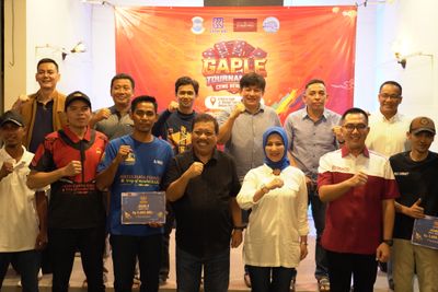 Walikota Pangkalpinang Saparudin Resmi Tutup Tournament Gaple Ceng Beng Cup 2026