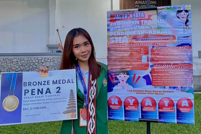 Mahasiswi USU Raih Medali Perunggu Nasional Lewat Inovasi Jalur Nyata untuk Lulusan SMA