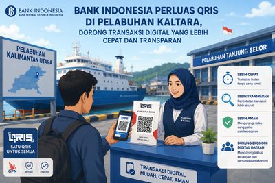 QRIS Perluas Layanan di Pelabuhan Kaltara, Bank Indonesia Dorong Transaksi Digital Tanpa Tunai
