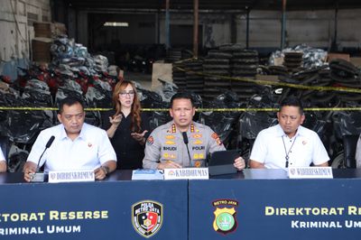 Gudang Motor Ilegal di Jaksel Sudah Raup Untung Rp26 M dan Rugikan Negara Rp177 M